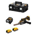 Ponceuse  bande - dewalt - dcm200e2t - sans fil - batterie - vitesse variable