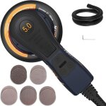 Ponceuse excentrique maxxt 50 mm 230v avec vitesse variable et 10 disques abrasifs