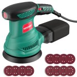 Ponceuse - hychika - excentrique - 300w - 6 vitesses - collecteur de poussière intégré Ponceuse - hychika - excentrique - 300w - 6 vitesses - collecteur de poussière intégré