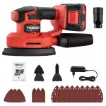 Ponceuse multifonction sans fil 3 - en - 1 teeno 20v ponceuse delta avec 2a batterie 13000 tr / min avec ... Ponceuse multifonction sans fil 3 - en - 1 teeno 20v ponceuse delta avec 2a batterie 13000 tr / min avec ...