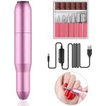 Ponceuse  ongles lectrique 6 en 1 portable et professionnelle avec tte en cramique pour manucure ...