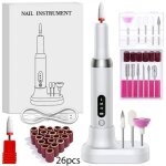 Ponceuse à ongles électrique sans fil rechargeable 3 vitesses 15 000 tr / min outil de manucure et pédicure ... Ponceuse à ongles électrique sans fil rechargeable 3 vitesses 15 000 tr / min outil de manucure et pédicure ...