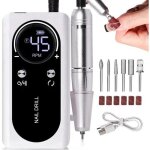 Ponceuse pour ongles professionnel sans fil lectrique en gel 45000 tr - min portable manucure pdicure ...