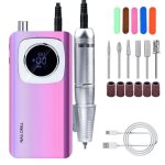 Ponceuse à ongles - byondself - 35000 rpm - 6 embouts - Écran led - sans fil Ponceuse à ongles - byondself - 35000 rpm - 6 embouts - Écran led - sans fil