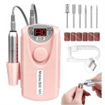 Ponceuse pour ongles professionnelle electrique 30000 rpm portable rechargeable lime  ongle avec affichage ...