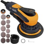 Ponceuse orbitale maxxt 350w - disques 150 / 125 mm 6 vitesses frein automatique