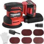 Ponceuse orbitale teeno 125 mm 20v ponceuse électrique sans fil 13 000 spm avec 25 papiers de verre collecteur ... Ponceuse orbitale teeno 125 mm 20v ponceuse électrique sans fil 13 000 spm avec 25 papiers de verre collecteur ...