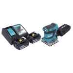 Ponceuse vibrante sans fil - makita - dbo 484 - 18v - 112x102mm - 2x batterie 60 ah