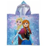 Poncho de bain la reine des neiges  capuche - couleur:bleu taille:taille unique - bleu