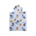 Poncho - bluey - enfant - 100% polyester - bleu - automne / hiver
