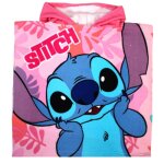 Poncho - cape de bain - disney - lilo et stitch - 100% microfibre - 100 x 50 cm - couleur:rose taille:taille ...