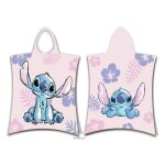 Poncho sorti de bain cape lilo et stitch rose disney