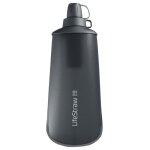 Lifestraw bouteille pliable filtrante 1 l - kit de survie noir �limine bact�ries parasites et microplastiques ...