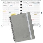 Poprun agenda 2025 2026 semainier 22 x 165 cm daot 2025  dc 2026 planner vertical scolaire 17 mois ...