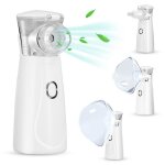 Portable aerosol adultes et enfants appareil � ultrasons a�rosol efficace2 masques et embout buccal usb ...