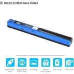 Portable sans fil document scanner a4 900dpi jpg / pdf format lcd affichage avec sac pour bureau �cole ...