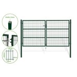 Portail battant grillag� - casanoov - razo - 3m h. 160m - vert - acier