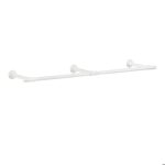 Portant amovible - songmics - tringle v�tement murale - 30 x 170 x 7 cm blanc nuage