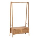 Portant  vtements avec tiroir tiria 162cm marron