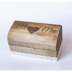 Porte - alliance - coussin d alliance hwart coussin de bague en bois pour mariage boite a bagues vintage ...