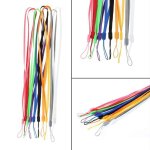 Porte badge cl�s - tour de cou bleu marine - 50 cm