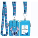 Convient pour porte - badge en cuir stitch avec cordon amovible stitch porte - cartes porte - cartes ...