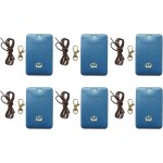 Porte - badge - novago - pack de 6 - bleu - multifonctionnel - durable