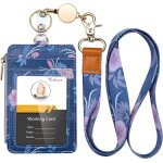 Porte badge tour de cou portefeuilles de carte de crdit minces porte carte avec poche  glissire 1 ...