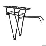 Porte - bagages arri�re v�lo � tringles double avec support baterrie p2r ansmann - 26
