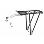 Porte - bagages v�lo - bonin - universel - r�glable - aluminium - noir