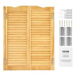 Porte battante double - vevor - 907x28x1060 mm - porte saloon en bois de pin - avec charni�res quincaillerie ...