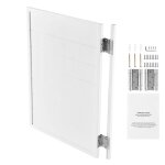 Porte battante - duoku - 805x28x1060 mm - porte saloon simple en bois de pin avec charnires - quincaillerie ...