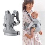 Porte - bb babybjorn harmony porte - bb ergonomique sac  dos rond nouveau - n 0 - 36 mois gris ...