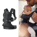 Porte - bb babybjorn harmony porte - bb ergonomique sac  dos rond nouveau - n 0 - 36 mois noir ...