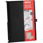 Porte bloc - pliable - noir - plastique - a4 - apli Porte bloc - pliable - noir - plastique - a4 - apli