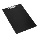 Porte - bloc noir � pince m�tal et ga�ne plastique