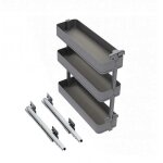 Porte - bouteilles emuca harmony extractible lat�ral 200�800 mm