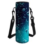 Porte - bouteille isotherme en noprne avec bandoulire rglable portable et isol parfait pour bouteille ...