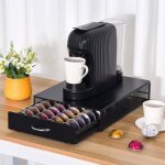 Porte - capsules de caf� tiroir de rangement organiseur et distributeur de capsules pour 40 unit�s. offre ...
