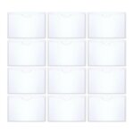 Porte carte handicap pour pare - brise - lot de 12 - 6x9 cm - transparent - autocollant - rutilisable ...