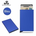Porte - cartes rfid s�curis� en m�tal ? protection anti - rfid ? capacit� 6 cartes ? ultra l�ger et compact ...