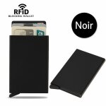 Porte - cartes rfid scuris en mtal ? protection anti - rfid ? capacit 6 cartes ? ultra lger et compact ...