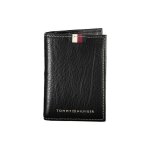 Porte - cartes tommy hilfiger en cuir noir pour homme