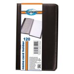 Porte cartes de visite noir 120 cartes