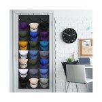 Porte - chapeaux 24 poches pour porte - casquettes de baseball noir