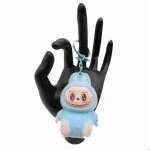 Porte cls 3d bb angell srie labubu bleu 6 cm cadeaux idal anniversaire nol saint valentin ornements ...