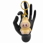 Porte cls 3d bb angell srie labubu jaune 6 cm cadeaux idal anniversaire nol saint valentin ornements ...