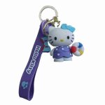 Porte cl�s 3d hello kity violet bb angell petit budget cadeaux id�al anniversaire no�l saint valentin ...