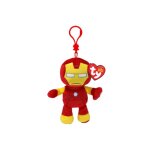 Porte - cl� peluche - ty - iron man - rouge - mixte - 3 ans et plus