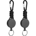 Porte - cls rtractables 2 pices mousqueton robuste avec lanire tresse idal pour randonne et couleurs ...